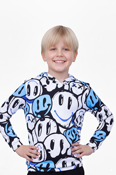 FYK KİDS Hooded Patterned Boy's Sweatshirt