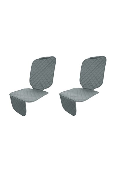 Metru Patrat Set 2 quilted universal car seat covers, waterproof, washable, gray -
