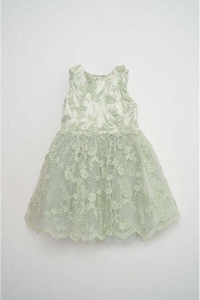 Yola فستان مطرز بدون أكمام للفتيات الرضع