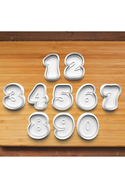 Hobist مجموعة كلاسيكية من 10 قوالب لصنع الكوكيز والعجينة السكرية