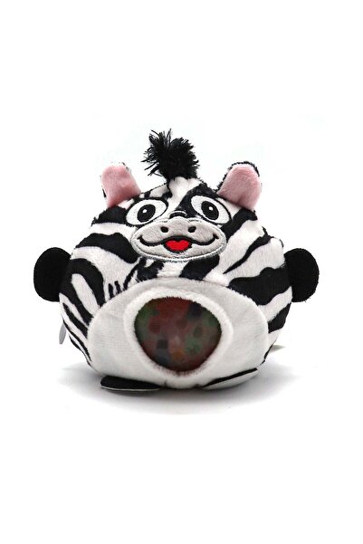 Kangaru Plush Toy Kangaroo with Gel Beads Zebra