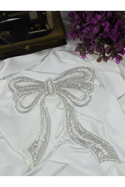 Jasmina pul payet işlemeli fiyonklu aplik