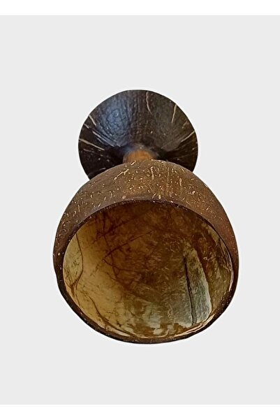 handlycool Natural Coconut Shell Cup for Juice and Wine, Eco Cup,Creative Salad & Beverage Bowls- Set of 2