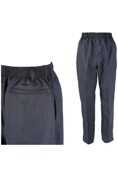 BERAT Seasonal Shalwar Pants - Navy Blue Color - Size 4 - Prayer Pants - Loose Comfortable Pants -