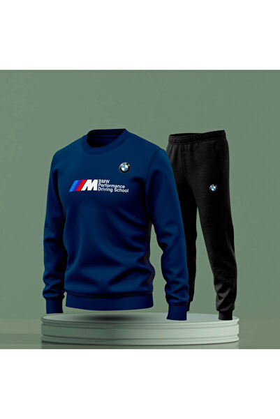 Bulvar Lee Ανδρικό σετ αθλητικής φόρμας BMW με τύπωμα με λαιμόκοψη / Αυτοκίνητο