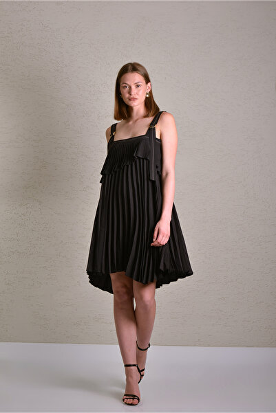 KASHA 24YE040 PLİSOLEY ELBİSE