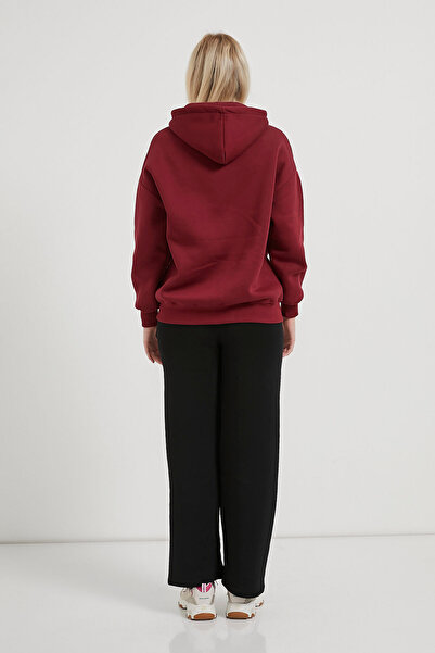 Arma Life Γυναικείο φούτερ ARMALIFE 2501 με φερμουάρ, μεγάλου μεγέθους, με κουκούλα και σαρδόνικο σχέδιο