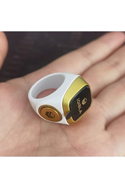 iqibla - Smart Tasbih Zikr1 Lite Ring - White - 18mm