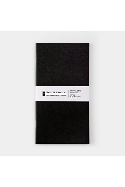 TRAVELERS Traveler's Company Refill Siyah Defter