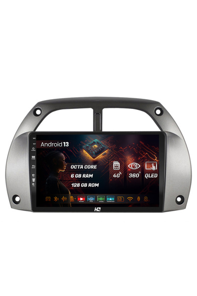 HUB64 Navigatie Toyota RAV4 (2001-2006), 6GB RAM, Octacore, Slot Sim 4G Inch