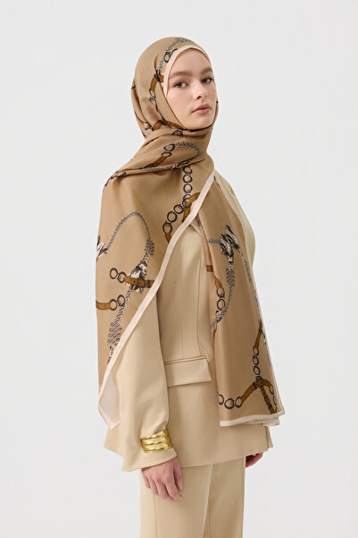 Qef Cotton Twill Shawl Linkage Camel