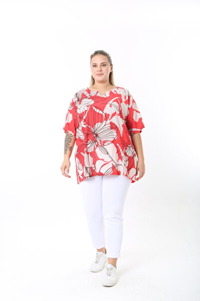 XL Modam Lycra Viscose Women's Plus Size Tunic
