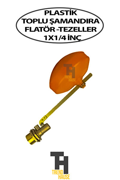 TrendHause PLASTİK TOPLU ŞAMANDIRA FLATÖR TEZELLER 1X1/4 İNÇ
