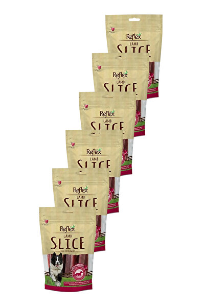Reflex Slice Yumuşak Kuzu Eti Dilimleri Köpek Ödül Maması 80gr Altılı Paket