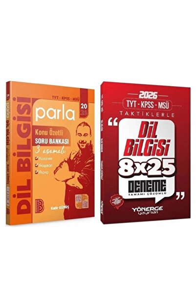 Anla Kazan Yayınları BenimHocam + Yönerge 2026 YKS TYT KPSS MSÜ Dil Bilgisi PARLA Konu Özetli Soru Bankası + Taktiklerle