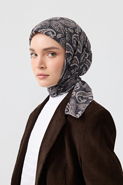 Qef Cotton Scarf Black