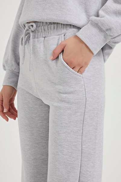 Arma Life Women's Elastic Waist Casual Thessaloniki Gray Sweatpants