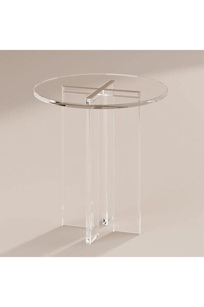 Slasa Transparent Acrylic Coffee Table (Customizable by SLASA, 60 x 45 cm)