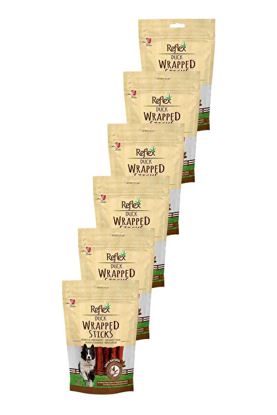 Reflex Wrapped Sticks Ördekli Köpek Ödül Çubukları 80gr Altılı Paket