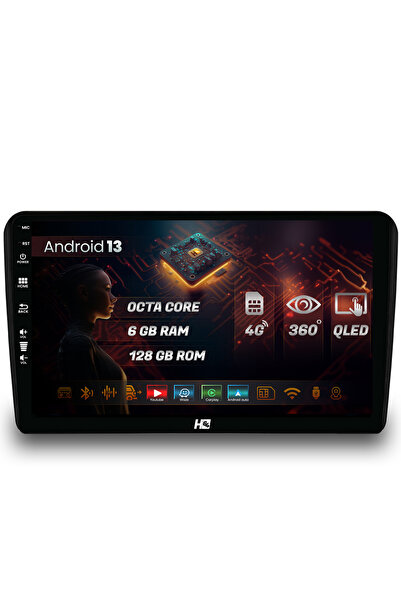 HUB64 Navigatie Audi A3, 6GB RAM, Octacore, Slot Sim 4G Inch