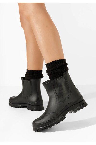 B T Shoes Ghete cauciuc Zariella V2 negre