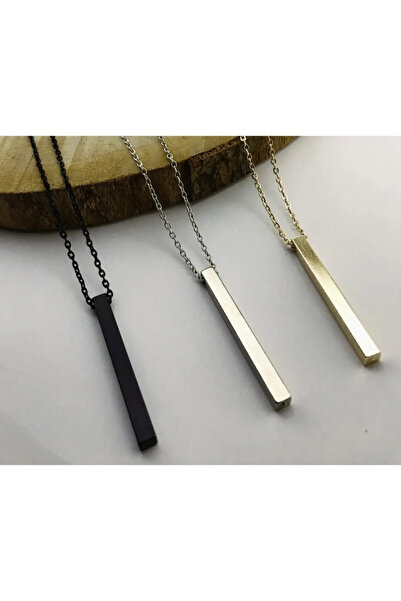 Hilosh Unisex Stick Bar 3-Piece Stick Simple Necklace Set