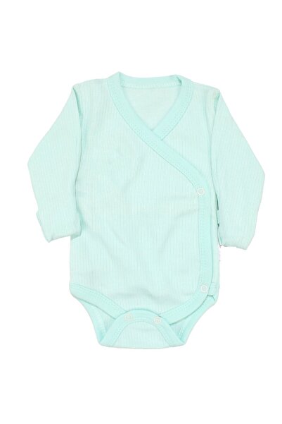 bebegen Unisex Su Yeşili Raporlu Kendinden Eldivenli Kundak Badi Zıbın