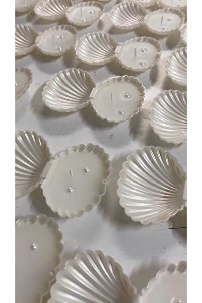 Genel Markalar 30 Adet Istiridye Kutu Içerisinde Mum, Nikah Şekeri, Doğum, Sünnet, Düğün Nişan Söz, Kına, Doğum Gün