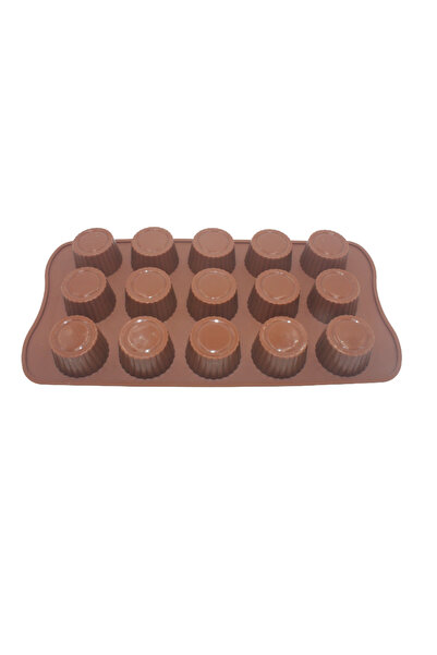 PASTRY PLANET Silicone Chocolate Mold Jelly / Serrated Round Patterned