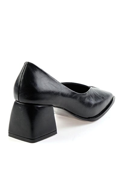 Bambi Siyah Kadın Klasik Topuklu Ayakkabı K01565015742