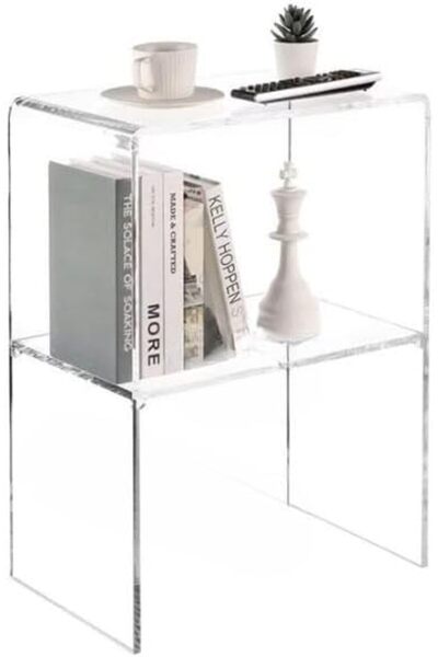 Slasa Simple Acrylic Coffee Table for Home Décor by