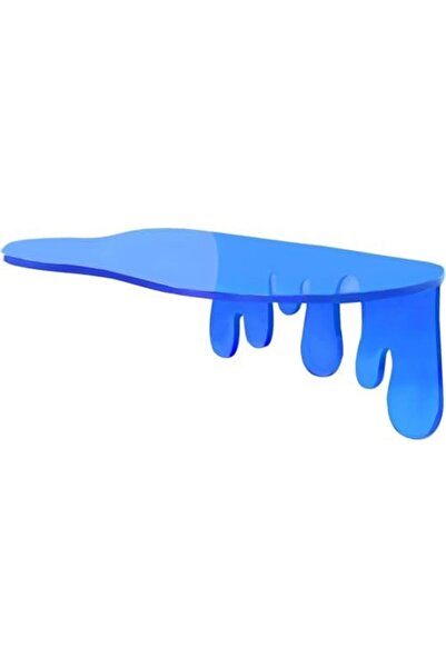 Slasa رف حائط عائم، أكريليك شفاف، 18×10.4×11.5 سم، عرض عصري للمنزل والمكتب