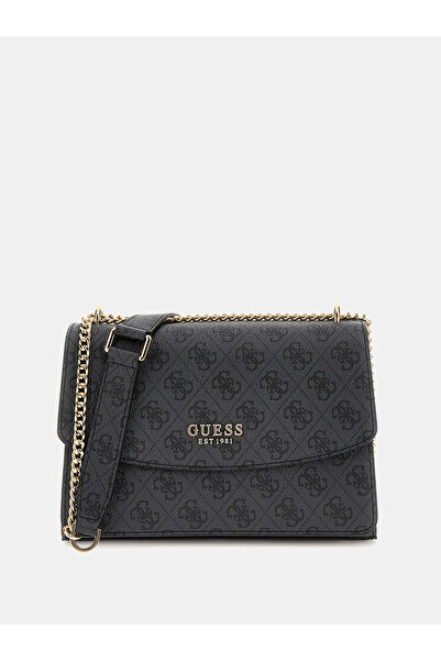 Guess Access Women's Anthracite Shoulder Bag Hwsg7334210-Clo