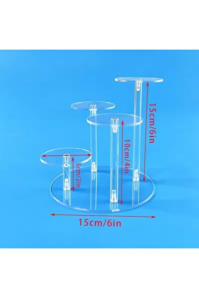 Slasa Transparent Acrylic Display Stand for Sweets and Jewelry by - Multi-purpose Organizer for Cupc