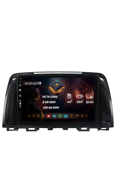 HUB64 Navigatie Mazda 6 (2013-2015), 6GB RAM, Octacore, Slot Sim 4G Inch