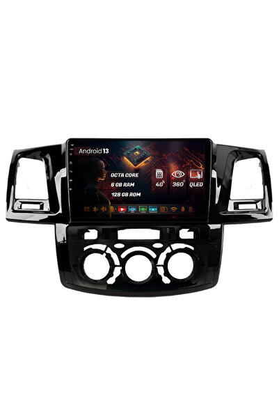 HUB64 Navigatie Toyota Hilux (2008-2014) Clima Manuala, 6GB RAM, Octacore, Sl...