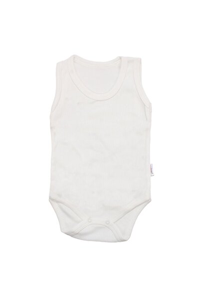 bebegen Unisex Ecru Strappy Bodysuit