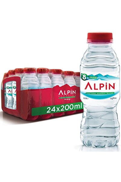 Alpin مياه معدنية قلوية 24 × 200 مل