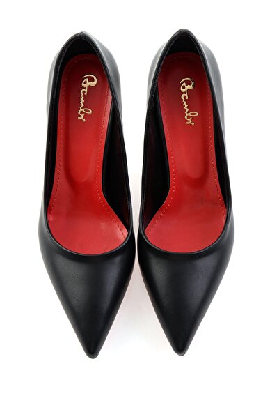 Bambi Siyah Kadın Klasik Topuklu Ayakkabı K01231083509