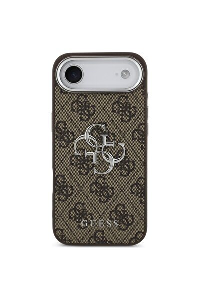 Guess Case for iPhone 17 Air, Big 4G Logo Classic Logo, Brown
