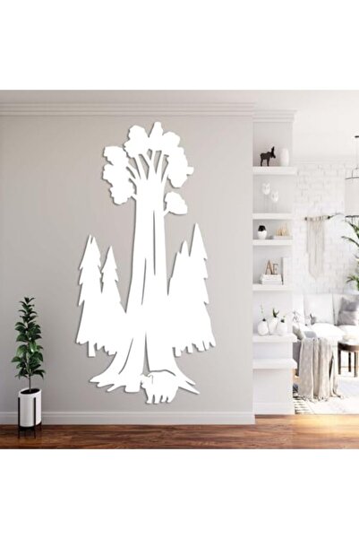 Slasa لوحة فنية جدارية لشجرة سيكويا من تصميم - ١٨×٣٦ - لوحة فنية عمودية من ال...