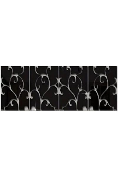 Slasa Black Acrylic Decorative Wall Panels by