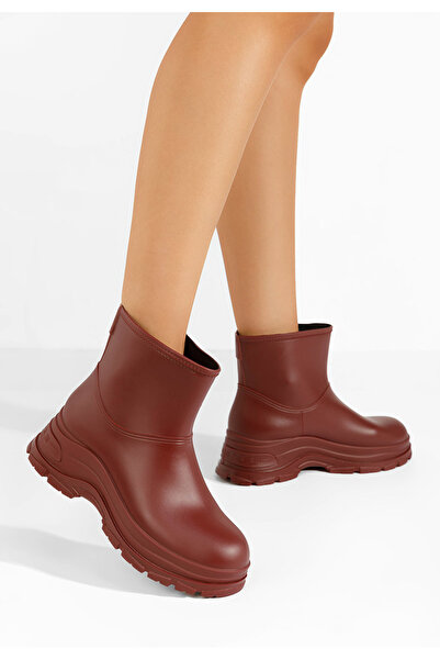 B T Shoes Ghete cauciuc Elenita rosii