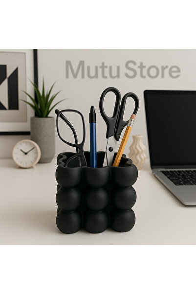 Mutu Store حامل أقلام مكتبي عصري - منظم فرش المكياج