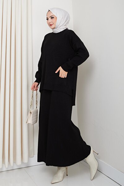 nacar çarşı Women's Knitwear Skirt Sweater Set – Casual Comfortable Fit