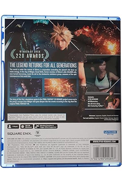 Square Enix FINAL FANTASY 7 REMAKE INTERGRADE (R2) GCAM ENG STD PS5