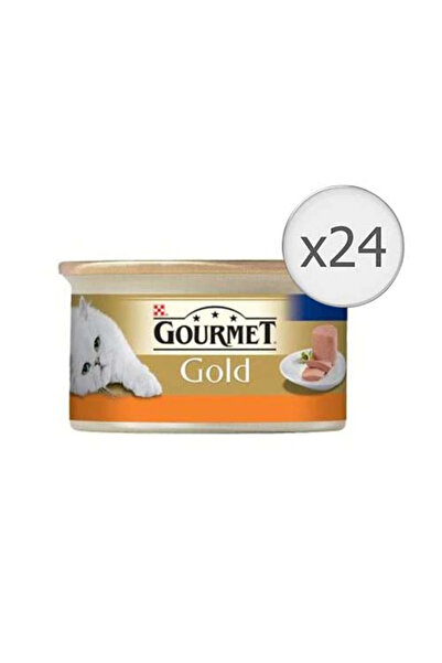 Gourmet Gold Wet Cat Food, Turkey Mousse, 24 x 85 g