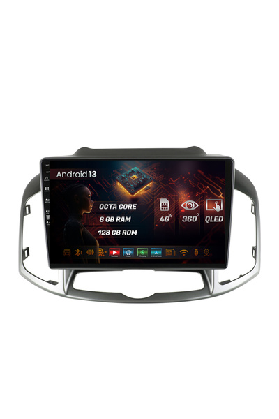 HUB64 Navigatie Jeep Compass (2009-2016), Android 13, Octacore, Slot Sim 4G