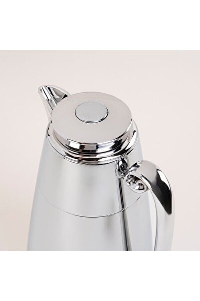 Dallaty Set of 2 steel vacuum flask matt silver 1L