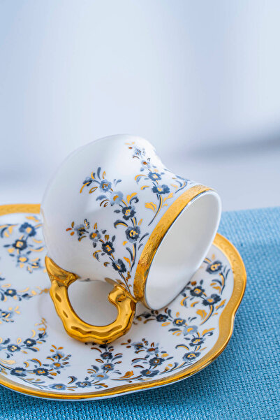 ACAR Malissa 6 Kişilik Kahve Fincan Takımı - 90 ml